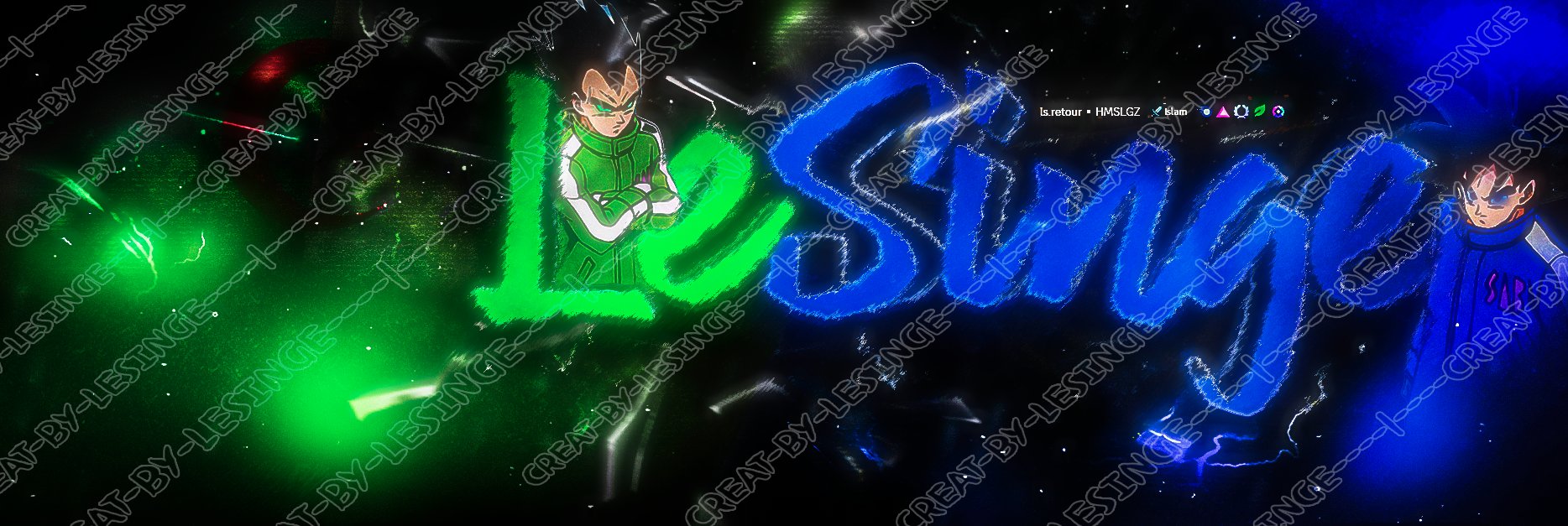 Bannière LeSinge - Vegeta DBZ